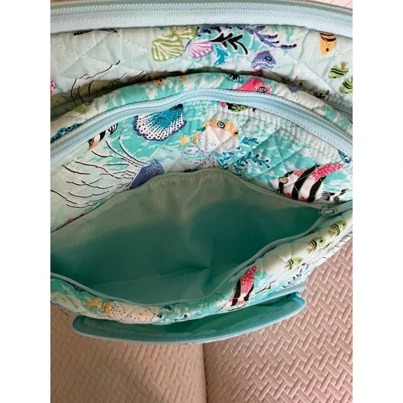 Vera Bradley Antilles Treasure LG Essential BP & MD Travel Cosmetic Bag NWT SET - Picture 7 of 16